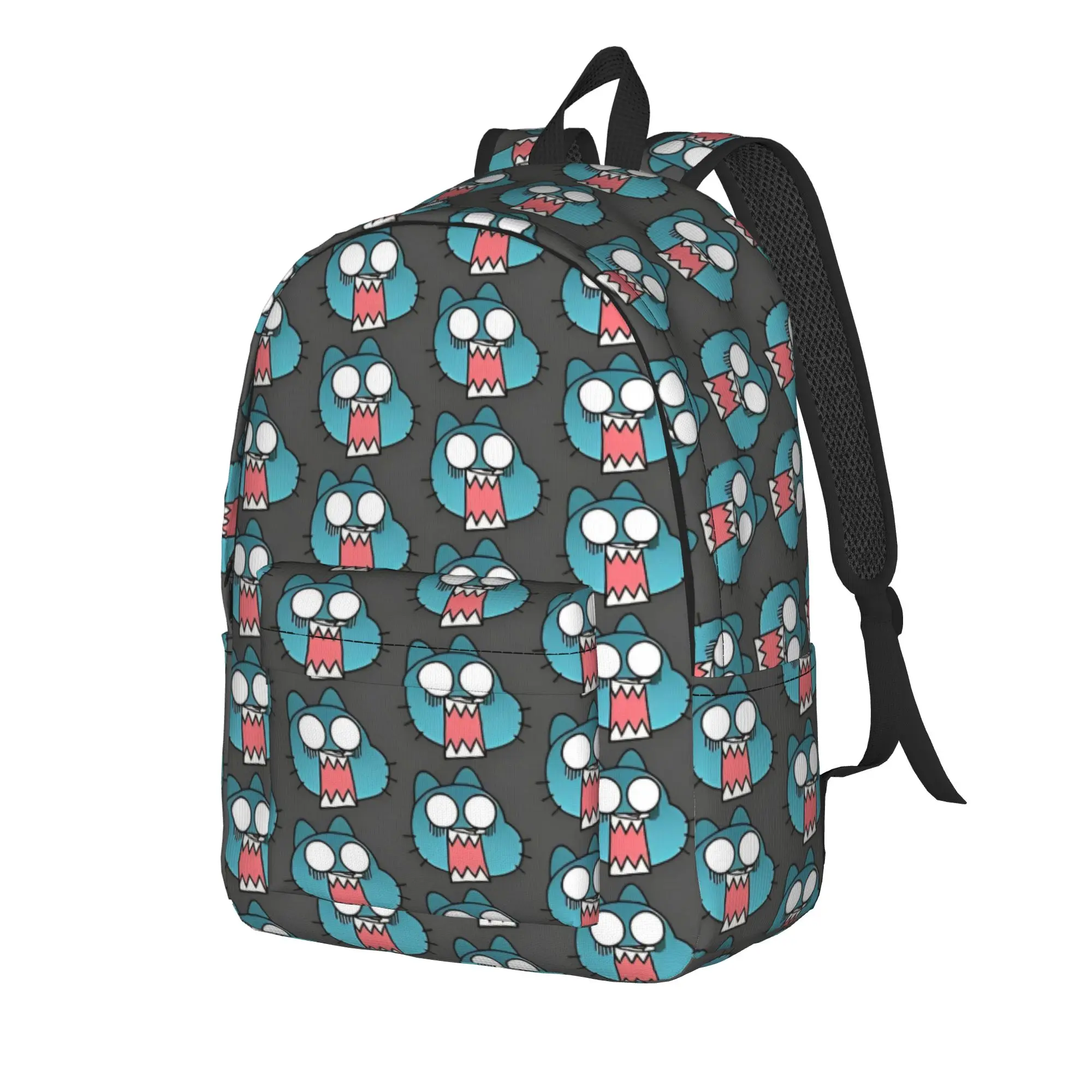 Gumballs  Backpack High School Hiking Travel Daypack Comedy The Amazing World Of Gumballs  Laptop Computer Canvas Bags Durable
