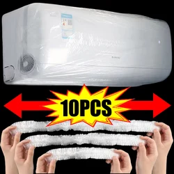 Air Conditioner Dust Cover Disposable Indoor Unit Clear Cover Furniture Oven Fan Large Elastic Bag Home Dustproof Storage Bag