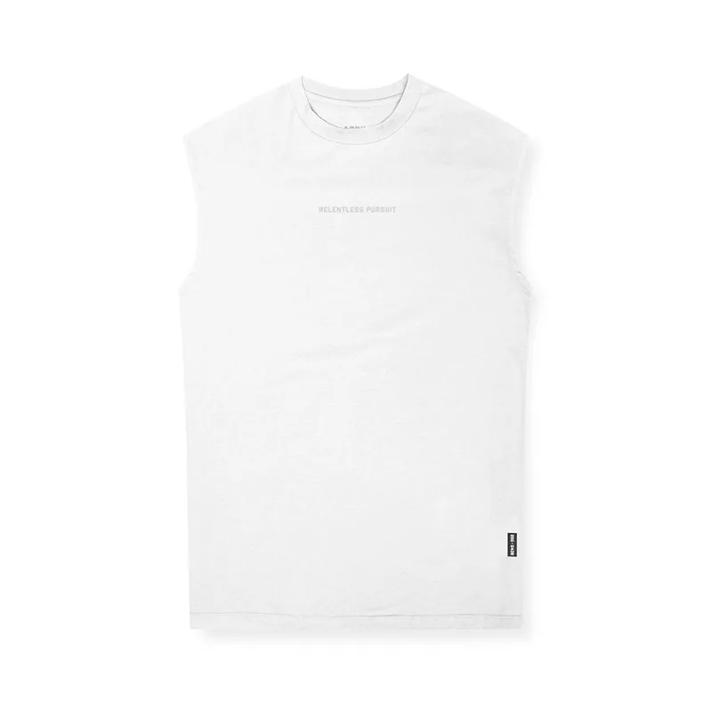 Summer Men's Vest Youth Crew Neck Large Size Sports Vest Men's Sleeveless Quick-Drying Clothes