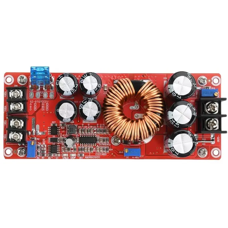 A97I-1200W 20A DC-DC Step-Up Converter, 10-60V To 12-80V Adjustable Step-Up Power Supply Module