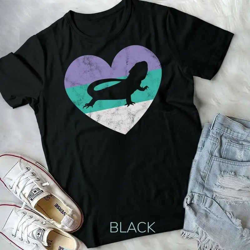 

Bearded Dragon Gift For Women Girls Vintage Cute Unisex Youth T Shirt