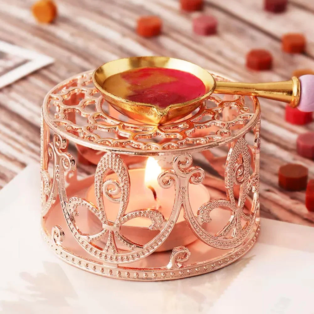 جوفاء فرن صهر الرف DIY بها بنفسك الحرفية فرن شمعة حامل الرجعية النار الطلاء الزخرفية هدية ل المغلفات بطاقة لسكرابوكينغ