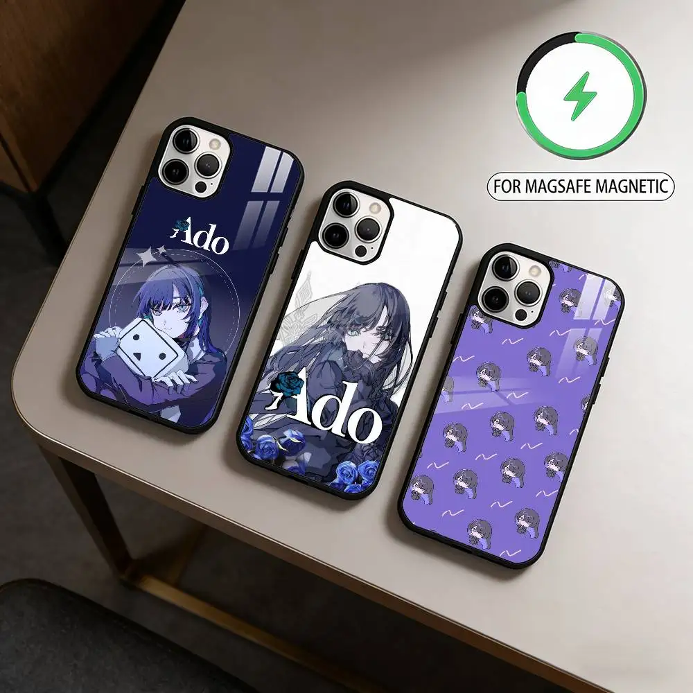A-Ado Japanese Singer  Phone Case For iPhone17,16,15,14,13,12,11 Plus,Pro Max Magnetic For Magsafe Wireless Charging