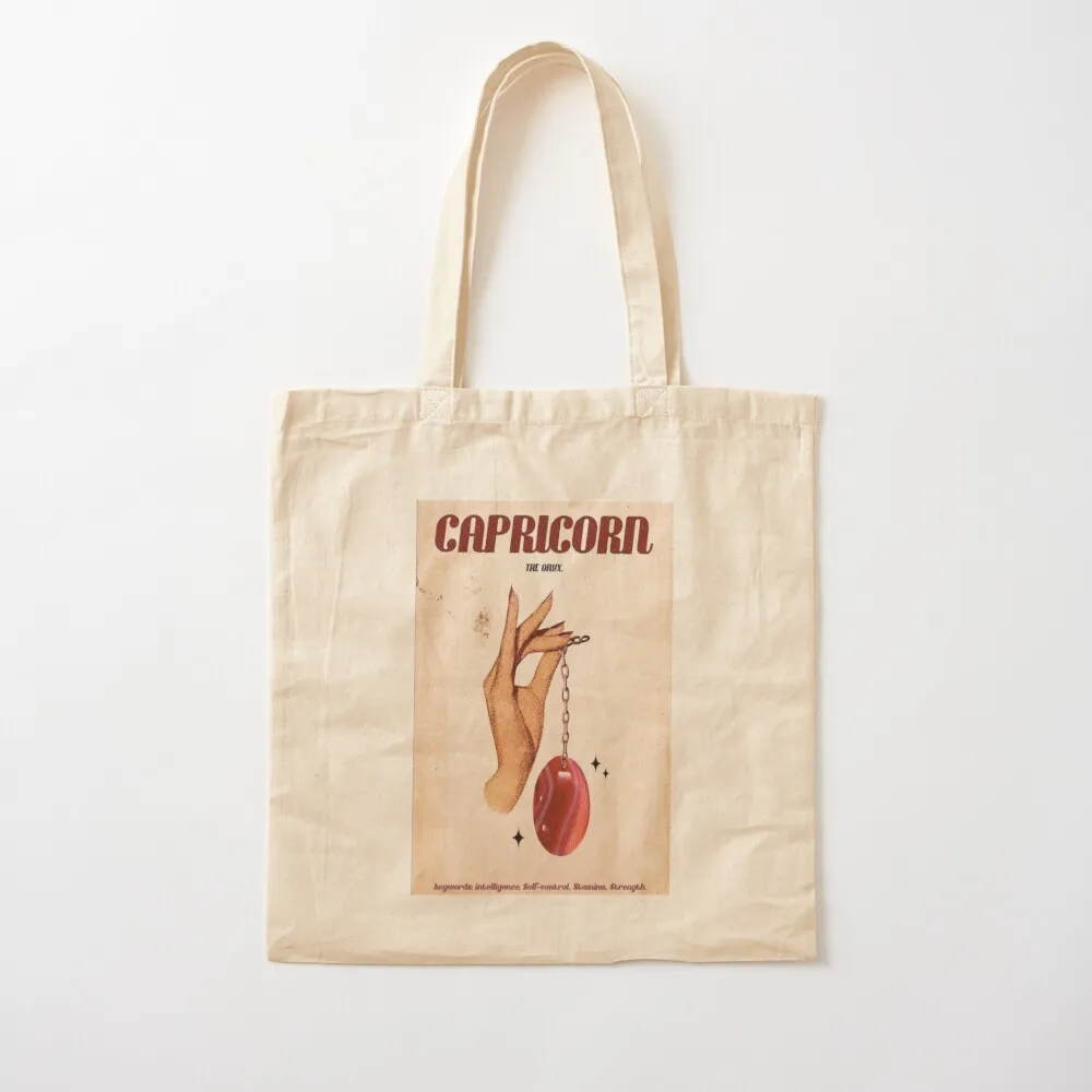 Capricorn Zodiac Poster Tote Bag shopper bag women canvas the tote bag canvas bags