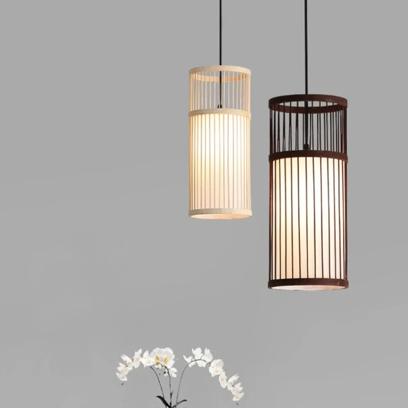 

Woven Bamboo Art Chandelier Bamboo Lantern Chandelier Bedroom Dining Room Lamp Japanese Pendants Lights Modern Bamboo Hand