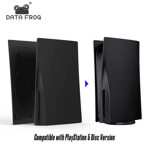 Imagen 2 del producto Placa de repuesto DATA FROG Compatible con versión de disco PS5, carcasa rígida protectora, carcasa frontal para PS5