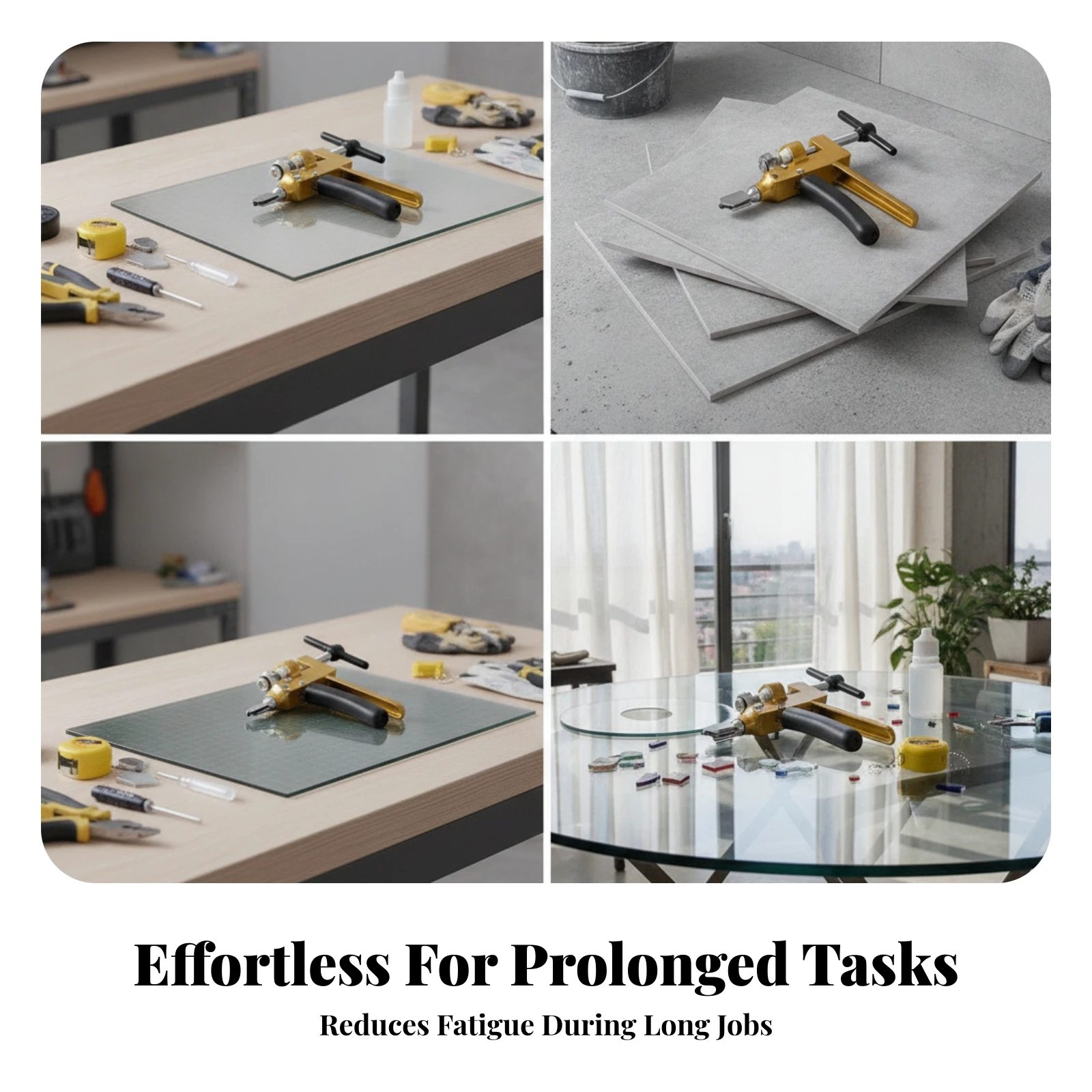 Tile Cutter Scoring - أداة قطع الزجاج والبلاط المحمولة مع
