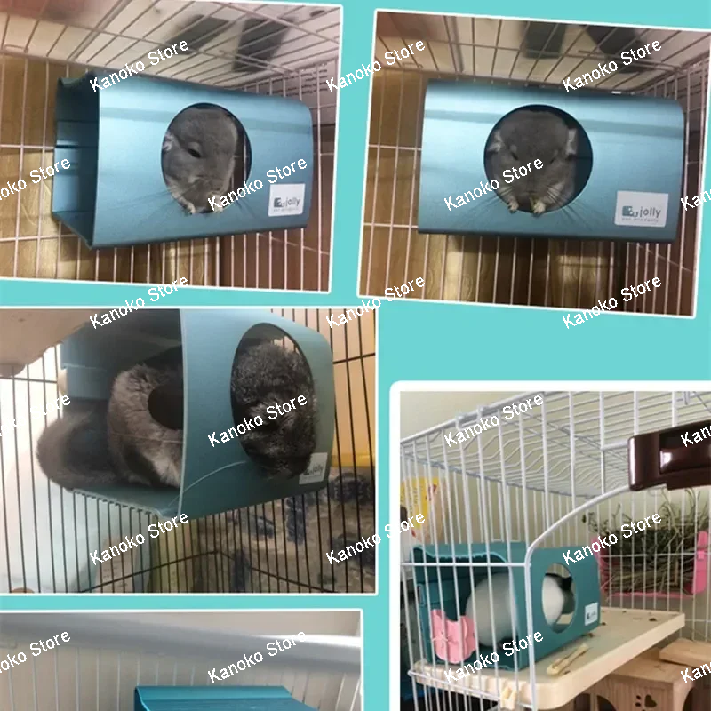 سبائك الألومنيوم عش تبريد الحيوانات الصغيرة بيت خنزير غينيا الصيف شينشيلا عش التبريد خنزير غينيا بيت الثلج #4