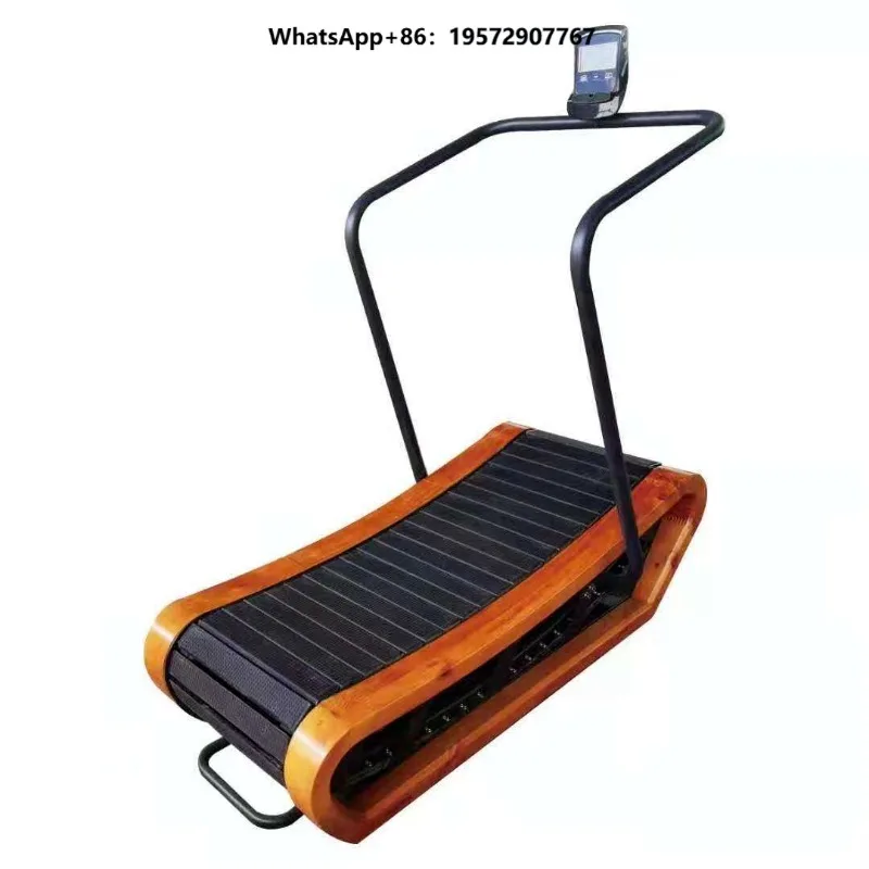 Self-Generating Manual Running Machine,AerobicCardioTrainingEquipmentforGymFitnessWorkout