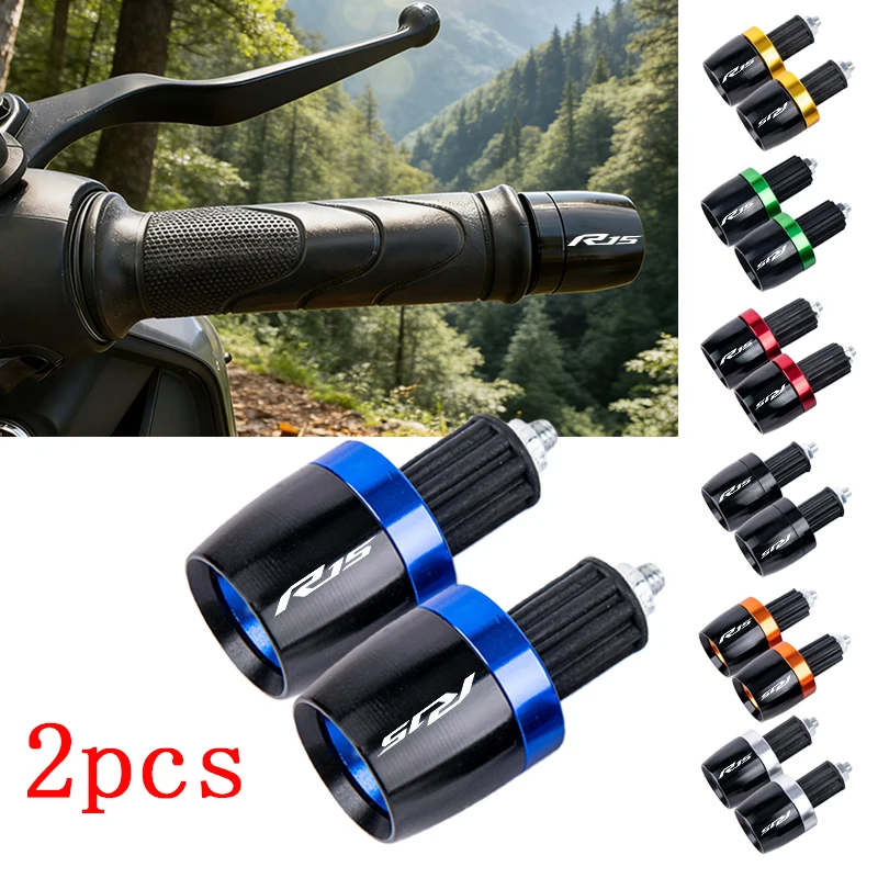 

Мотоциклетные ручки для руля 7/8 "22 мм, торцевые заглушки для Yamaha YZF R15 V2 V3 ABS 2009-2025, аксессуары