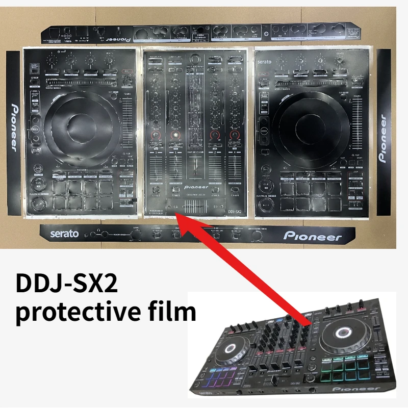 ¡No es un controlador de DJ! Protector de pantalla Pioneer DDJSX2 Film Purple para controlador de discos digital DDJ-SX2, película protectora que cubre completamente.