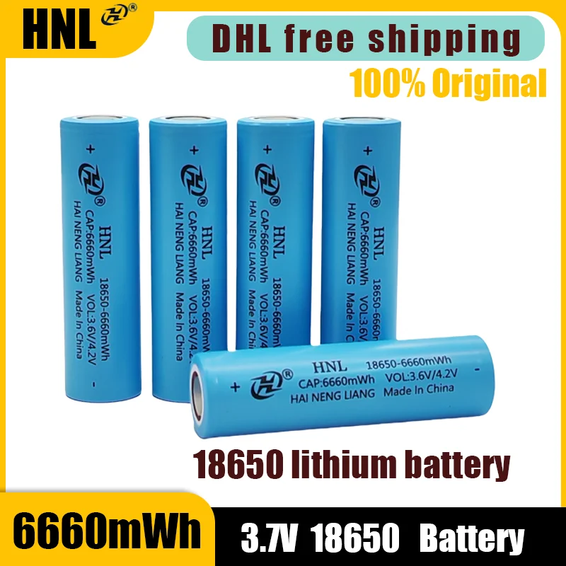 New3.7V 6660mWh Real Large Capacity Li-ion Rechargeable Battery Suitable For Our 18650 Toys, Tools, Flashlight Batteries, Etc