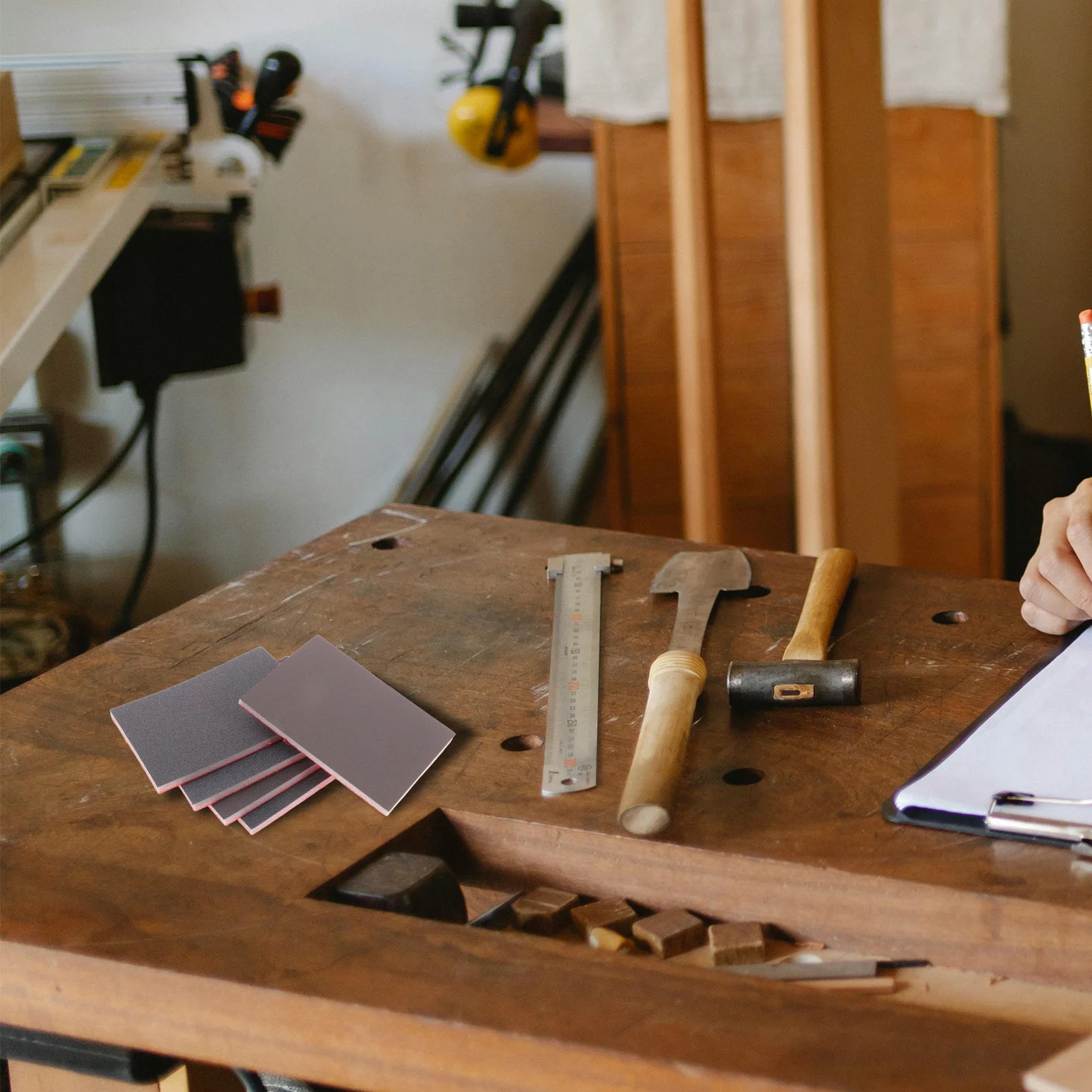 

20Pcs Sanding Sponge Pads Fine Grit Reusable Wet Dry Sandpaper Blocks for Wood Metal Drywall Polishing Abrasive Pad