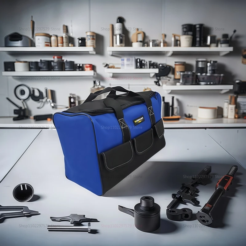 マルチポケット電気技師収納バッグ多機能ツールバッグ厚みのある大容量防水耐摩耗性ツールキット