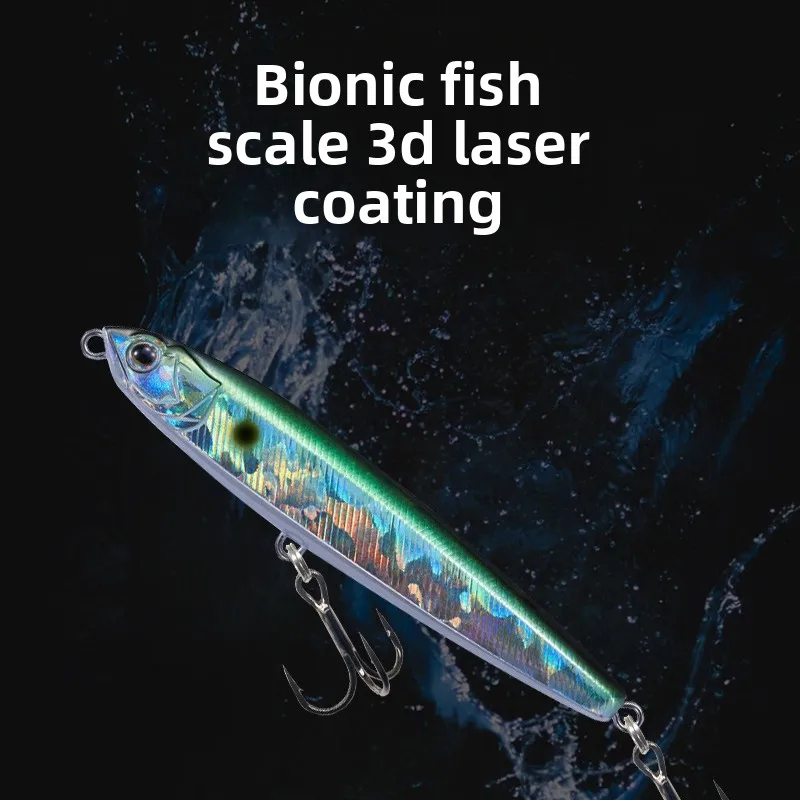 

Искусственная приманка-карандаш 2-го поколения для дальнего заброса, для пресноводной рыбалки на окуня и басса, 5 шт.