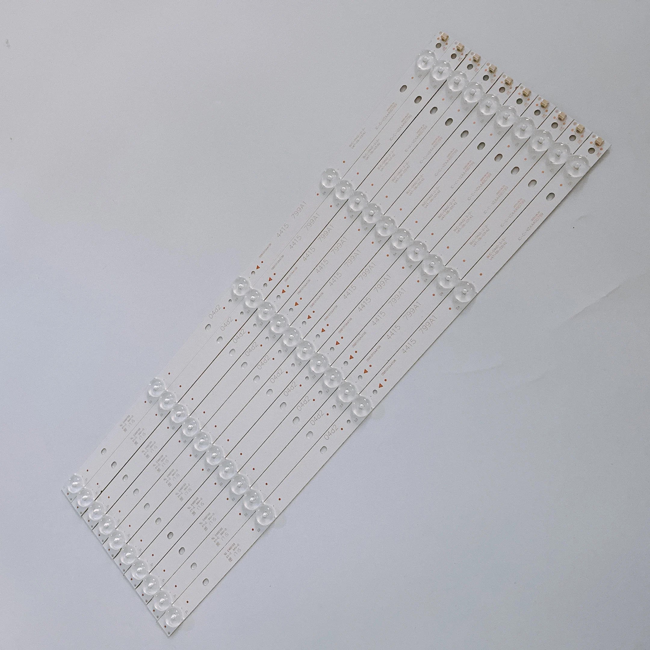 10 pcs LED Backlight Strip for L49M5-AZ 0981010AA106 IC-C-VZAA49D799 E466169 MI49TV(M49)