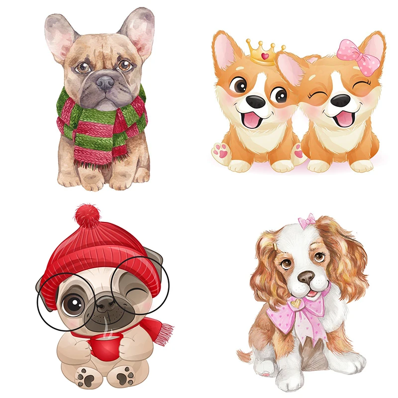 

Funny Dog Animal Wall Sticker Bathroom Toilet Decor Living Room Cabinet Refrigerator Home Decoration Water-proof Decal
