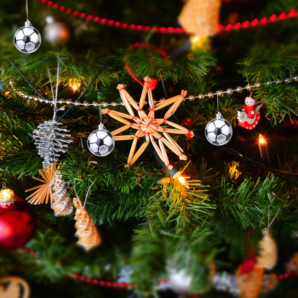

1Set Christmas Ball Ornaments Sports Design Xmas Party Decorations Hanging Balls Tree Supplies Christmas Balls Ornaments