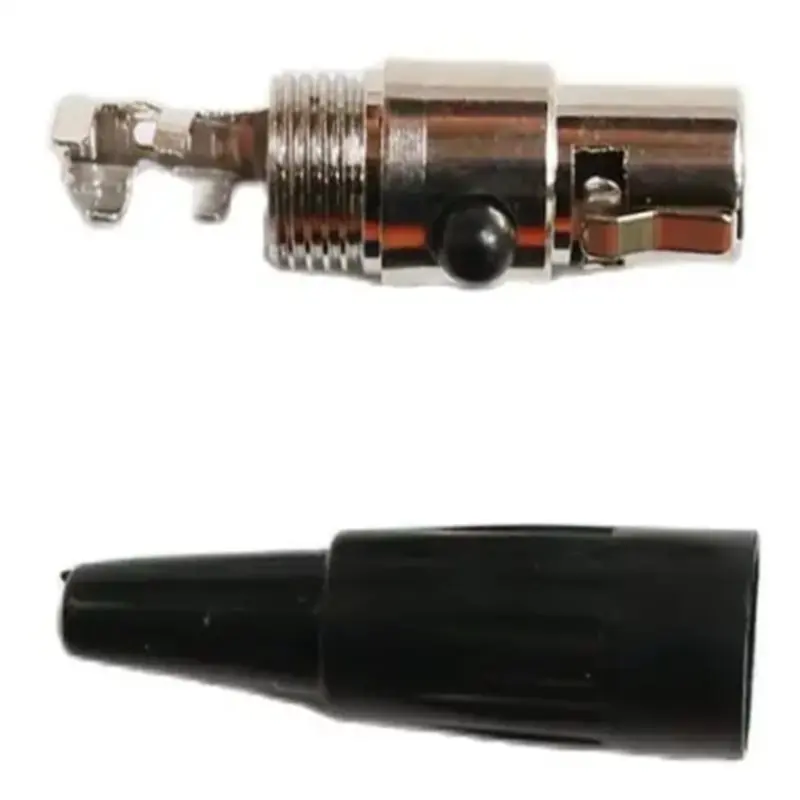 Smart-DIY Weld Spare Parts Kit 5Pcs TA4F Mini 4-Pin XLR Connectors For EV Mipro Microphones