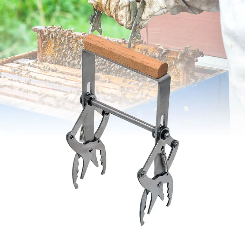 Bee Hive Frame Holder Capture Frame Grip Horizontal Bar Nest Box Frame Grip Holder Beehive Clip Clamp Grasp Beekeeping Tools