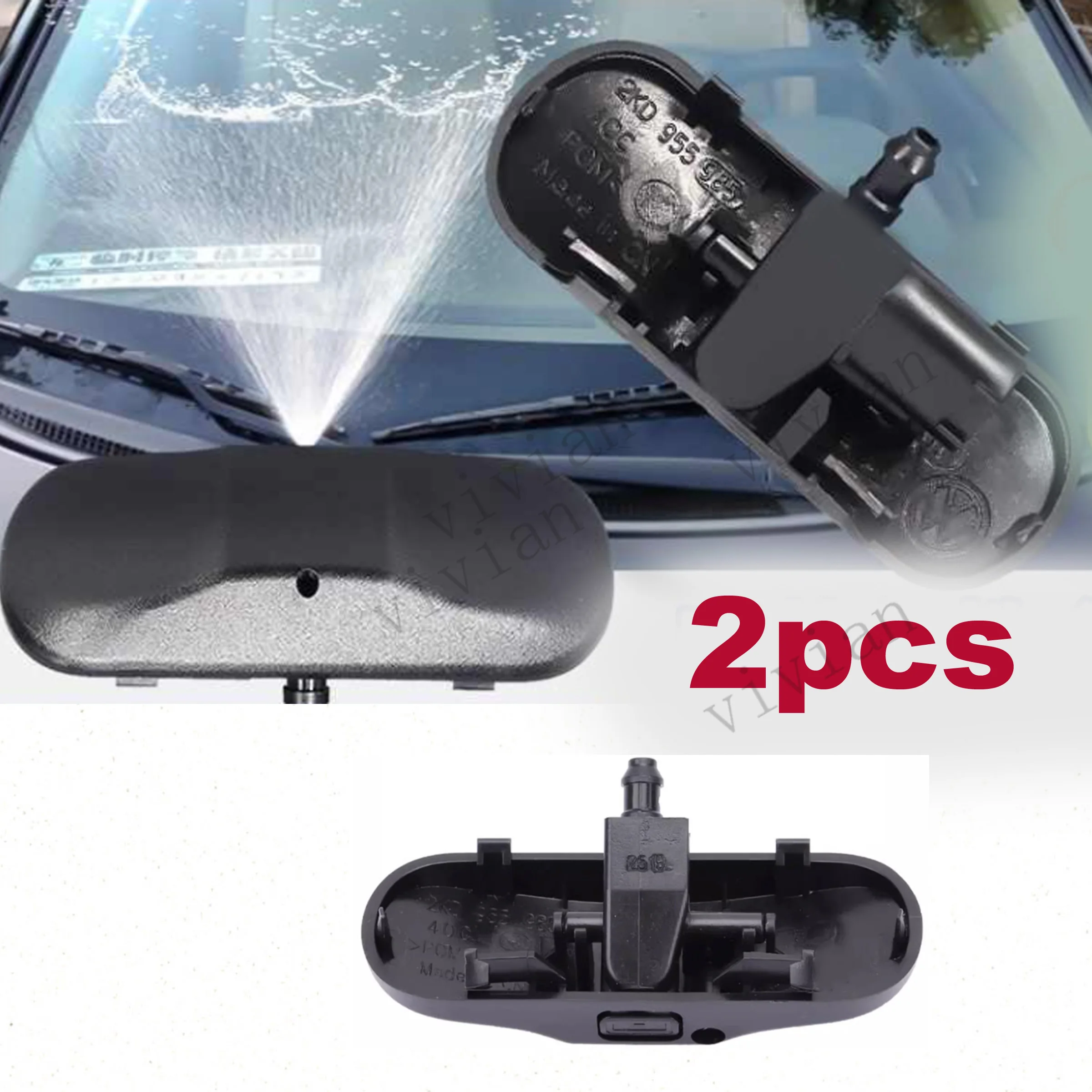 2Pcs Car Windshield… - image