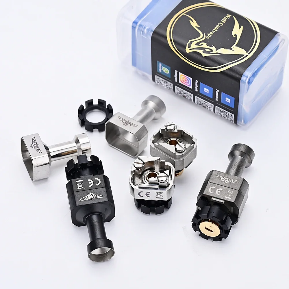 Wolfcoolvape WICK D XO Style GG Submarine RBA Bridge Boro Tank Billet BB Boro Box Vape Mod Kit Atomizer replacement coil - gallery image 6