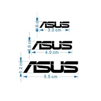 1 ASUS Laptop Metal Logo Sticker Personalized DIY decoration various brands laptop metal stickers