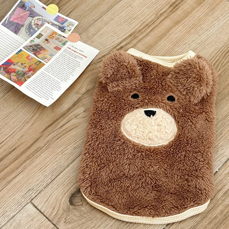 Pet Dog Winter Clothing With Ins, Warm And Cute Pet Dog Clothes For Teddy Bears, Bishon Frise, Poodles, And Schnauzers view 3