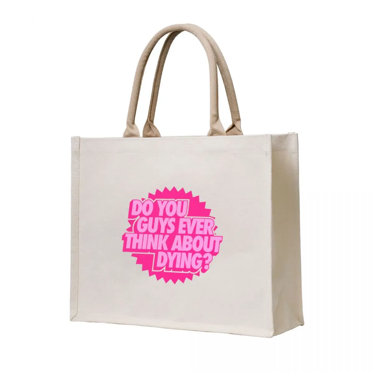 

Do you guys ever think about dying Tote Bag Handbags eco bag folding tote bag screen shopper bags for women