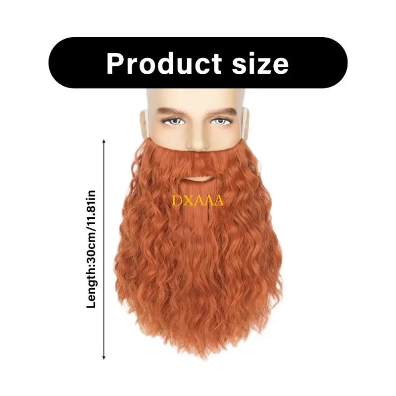 DXAA Halloween Beard Face Haims Fickising Assicories Festival Matache Supply Supply