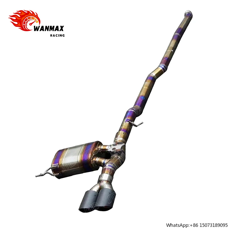 Titanium Escape Tubo Escape Coche Catback Exhaust System for MINI F56 Cooper S 2.0T Sport Exhaust System