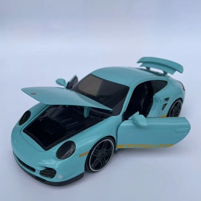 

JADA 1:24 Porsche 911 Turbo Alloy Car Diecasts & Toy Vehicles Car Model Miniature Scale Model Car For Children
