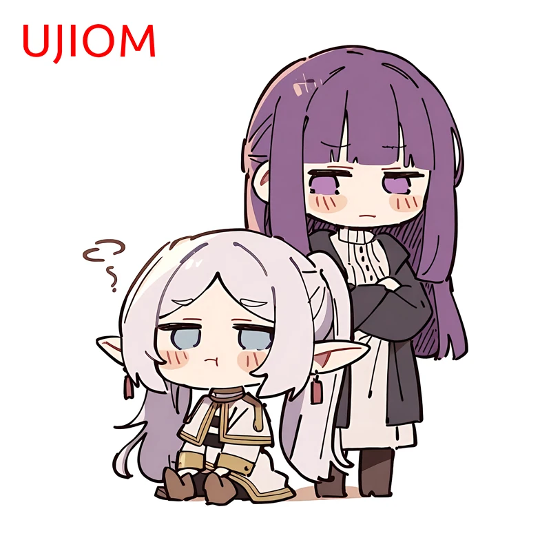 UJIOM for Frieren Fern Anime Wall Sticker Creative Smart Home Refrigerator Decal Unique Scratch Proof Kitchens Accessories