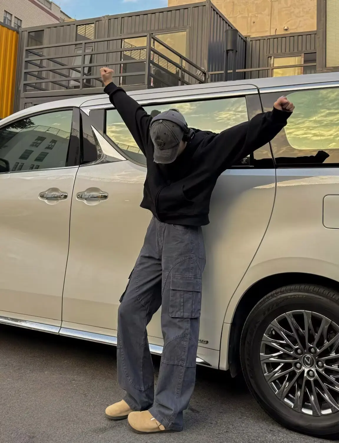 American Vibe Patchwork Cargobroek Heren Dames Retro Rechte pijpen Casual lange broek Koreaanse High Street Design Casual broek