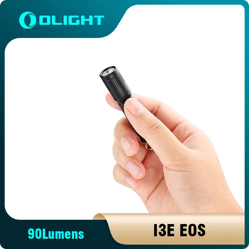 Olight i3E EOS LED 90 Lumens PMMA TIR Lens AAA EDC Flashlight Compact Keychain Pocket Nocturnal Sentinel Flashlights