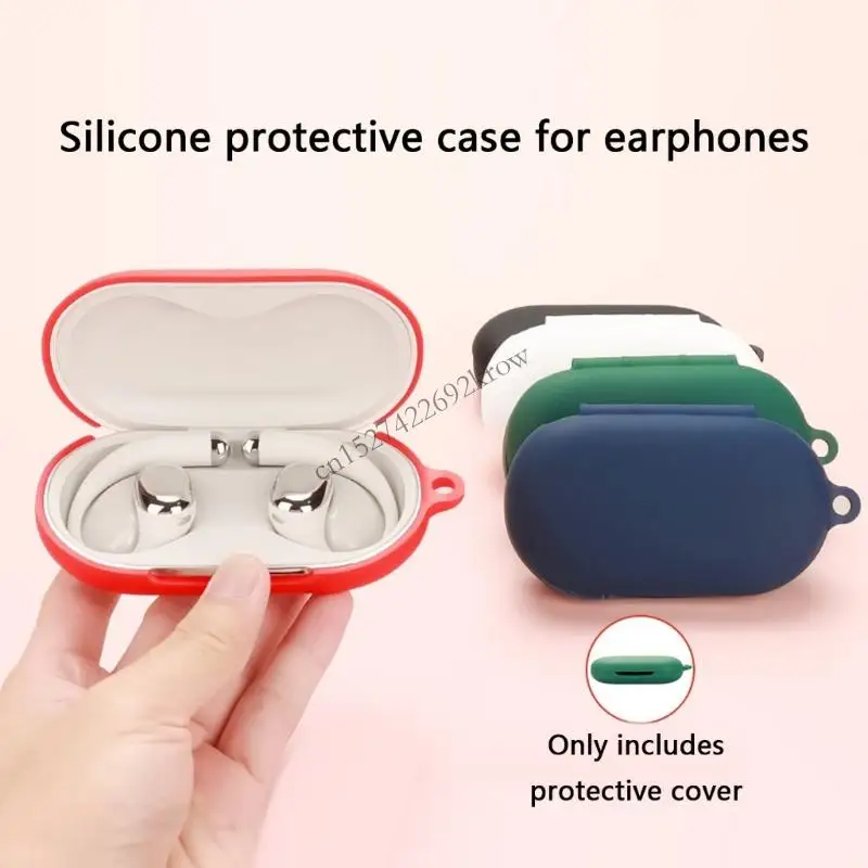 Earphone Cover Shockproof Wrap Case Skin Antiscratch Guard Washable Silicone Housing Shell Enhances Grip for QCY Crossky R70