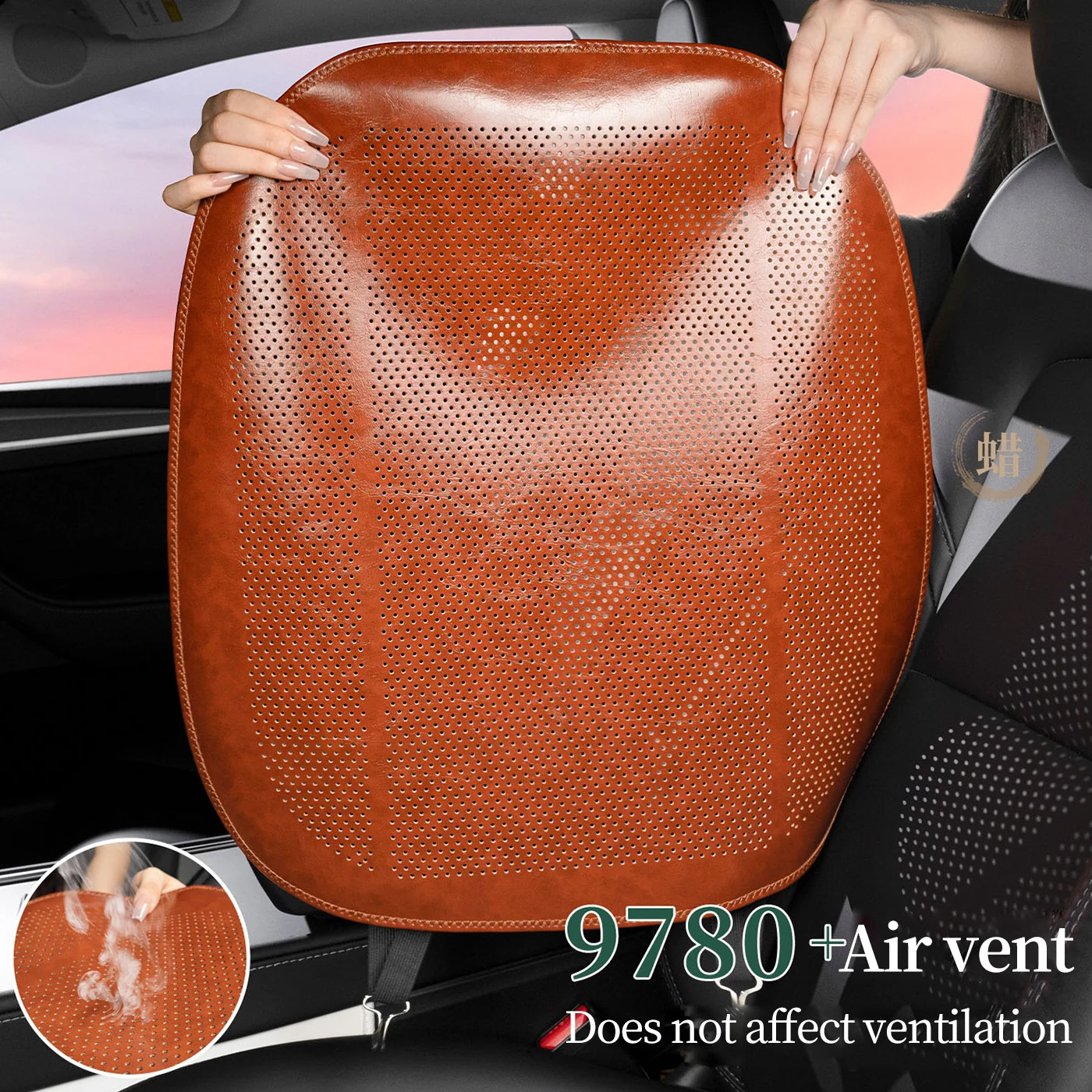 New Car Seat Cover oil wax leather Breathable Hole Seat Cushion For Changan CS35 Plus CS55 PLUS CS75 PLUS Eado UNI-T X5 X7 EV