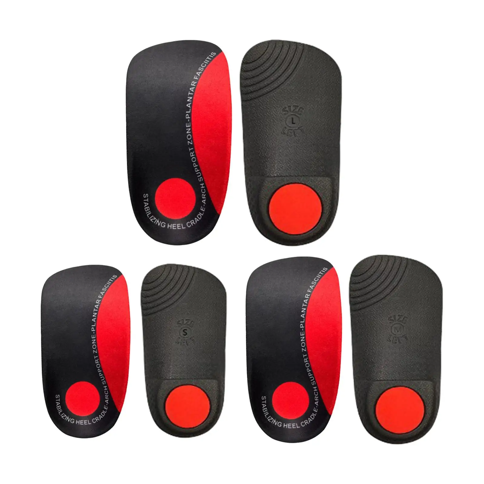 

1 Pair Orthotic Shoe Insoles High Arch Support Breathable Cushion Boot Anti Fatigue Soft Pads for Work Athletics