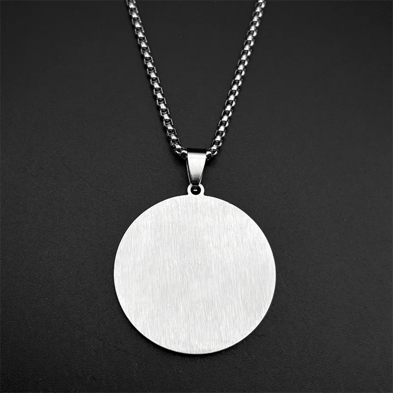 Hebrew Hanukkah Menorah Candles Jerusalem Pendant Necklace for Women Men Stainless Steel Israel Jewish Magen Chain Jewelry