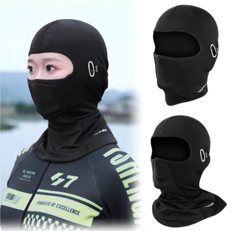 Passamontagna termico invernale Maschera antivento caldo casco da bici da moto berretto interno ciclismo sci escursionismo scaldacollo da bicicletta