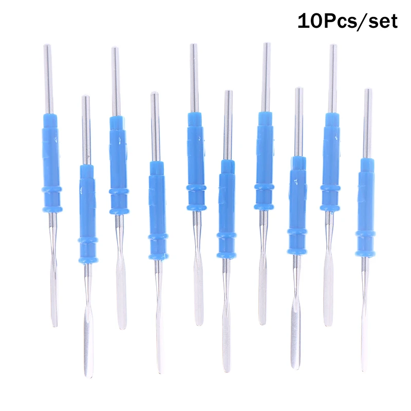 10pcs ESU Pencil Tip Electrocoagulation Device Electrosurgery Blade Electrode Needle Electrode