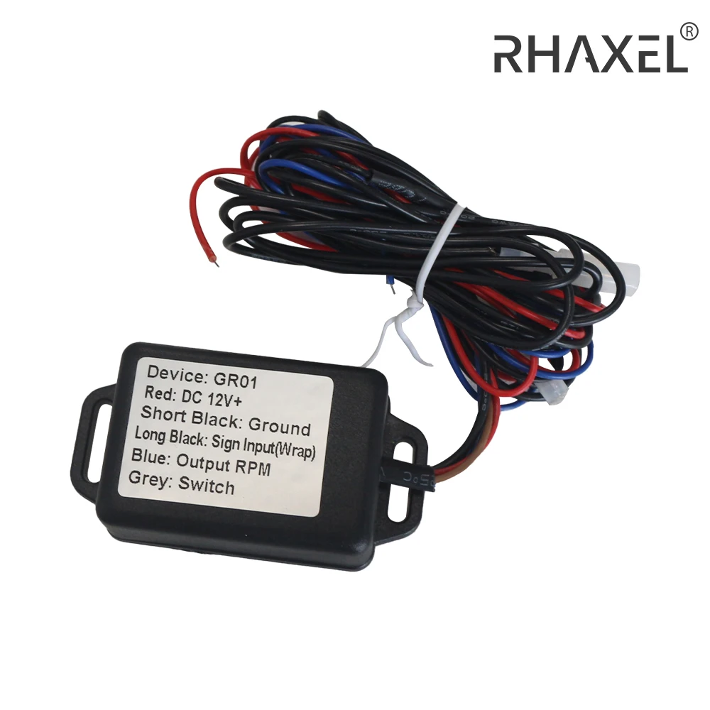 

RHAXEL Diesel Engine TACH RPM Signal Adapter with Pulse Output for All Types of Tachometer and RPM Gauge for Car Boat RV