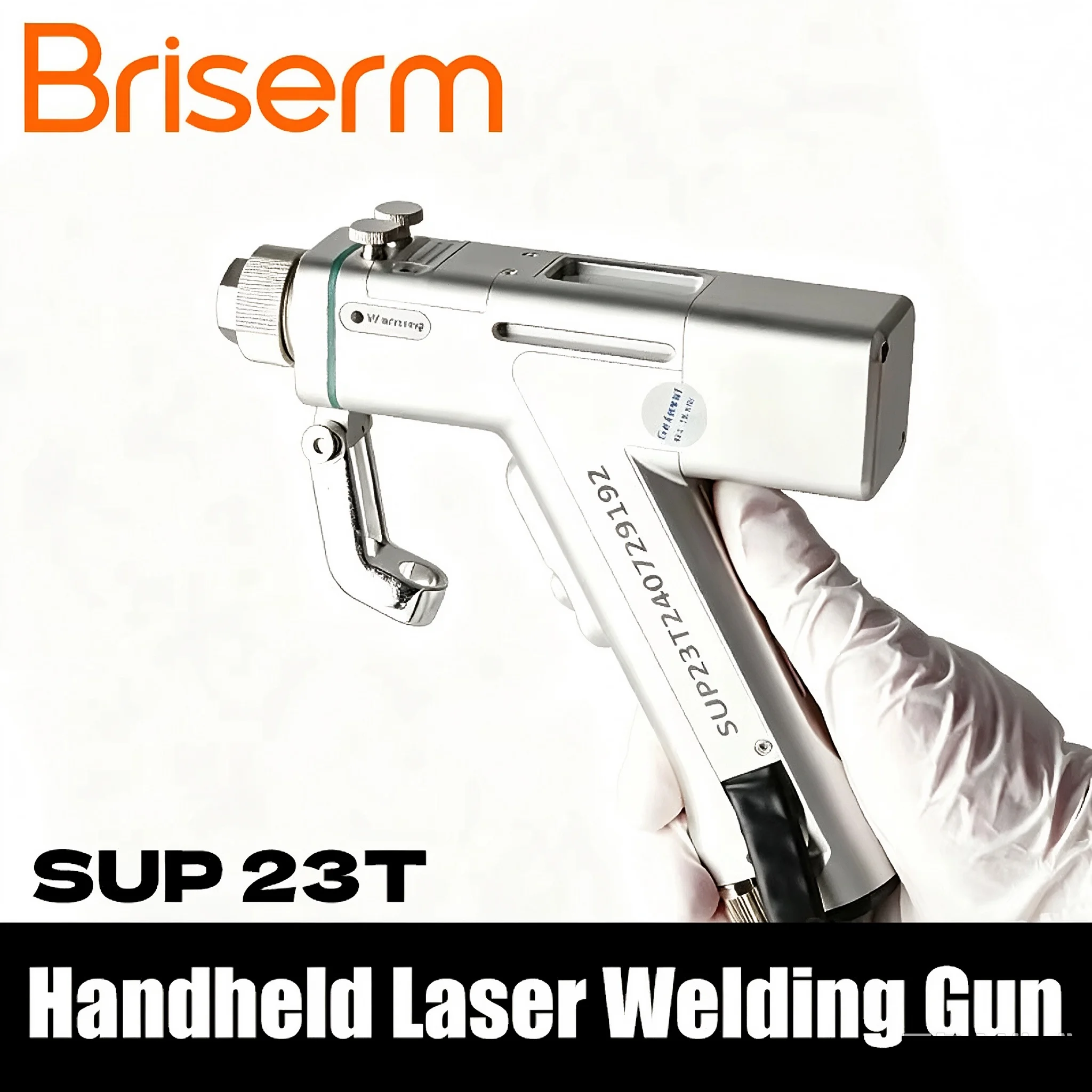 SUP23T Handheld Laser Welding Gun 4 in 1 Welding Cutting Cleaning for 1000W-3000W Fiber Laser Welding Machine