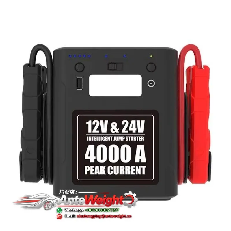 56000mAh 4000A Jumpstart Portable Car Jump Starter Power Bank 12v Output Power Bank Heavy Duty Jump Starter 12v 24v Truck 56000