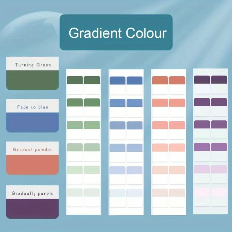 علامات تبويب مؤشر لاصقة شفافة متوسطة، ملصقات تحديد المواقع قابلة لإعادة الاستخدام، علامات تبويب ملاحظات لتصنيف الكتب والمستندات، للمكتب #6