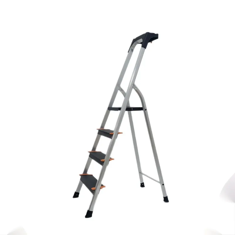 Escalera del hogar del paso del acero de la escalera del nuevo tipo de la aleación de aluminio de la fábrica de China con la pasamanos en espiga del Dooor