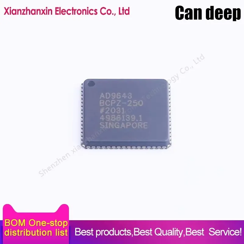 1pcs/lot AD9643BCPZ-250 AD9643BCPZ AD9643 LFCSP-64 Analog-to-digital converter chip