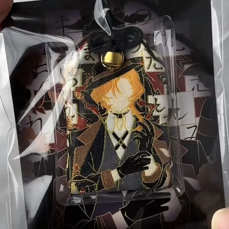 Bungo Stray Dogs Ryunosuke Akutagawa Nakahara Chuuya cartoon cute keychain student backpack decoration accessories delicate gift - view 4