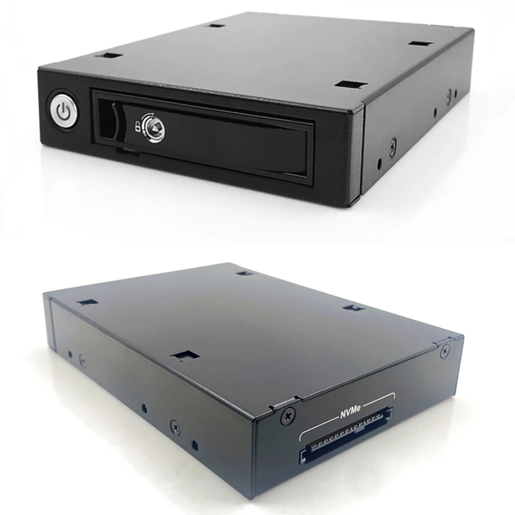 

U.2/U.3 for NVMe PCIe4.0 SSD Case Floppy Disk Drive Tray for HDD/SSD Hard Disk Enclosure Extraction Box PC Desktop MRA277U.2