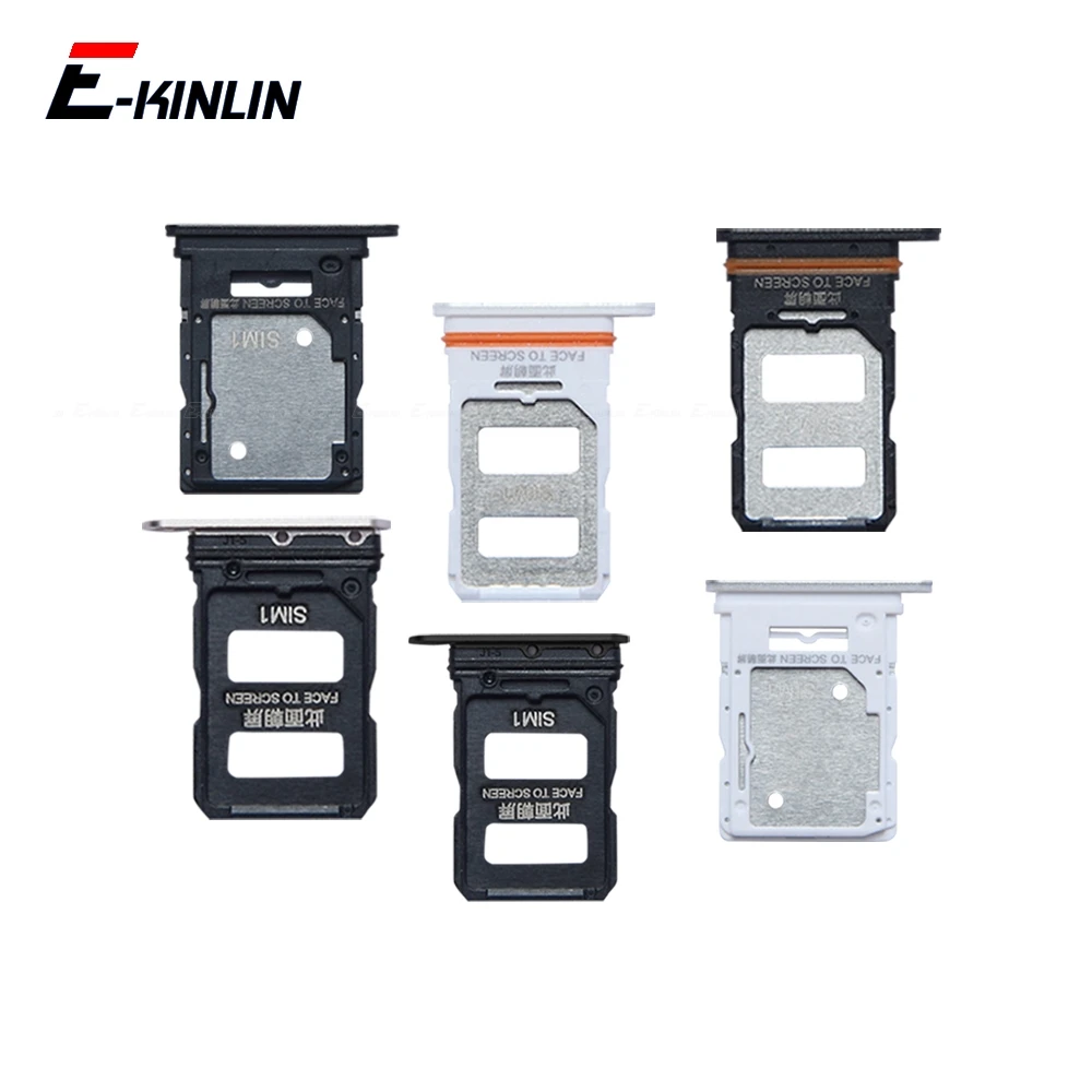 Sim Card Tray Socket Slot Reader Adapter For XiaoMi Mi 11i 11 Lite 5G NE Micro SD Card Holder Connector Container Parts